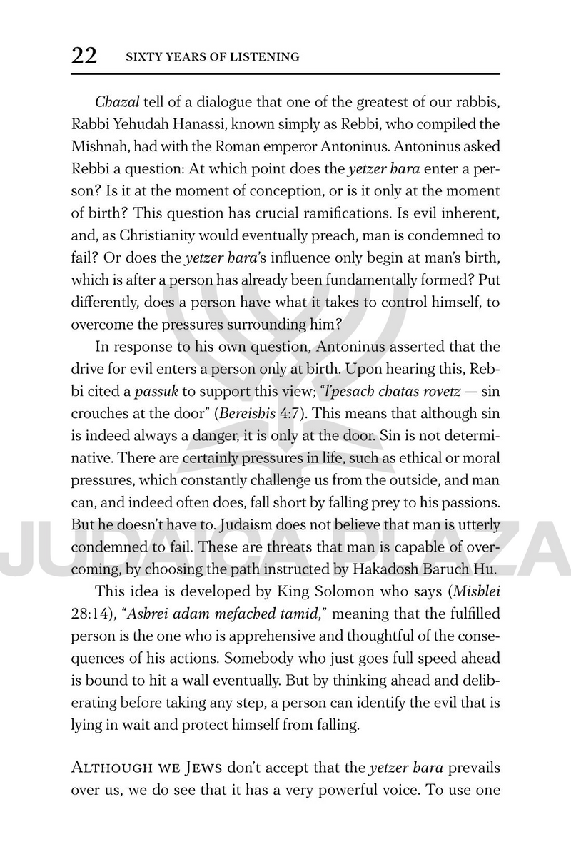 Sixty Years of Listening - Sefer Bereishis