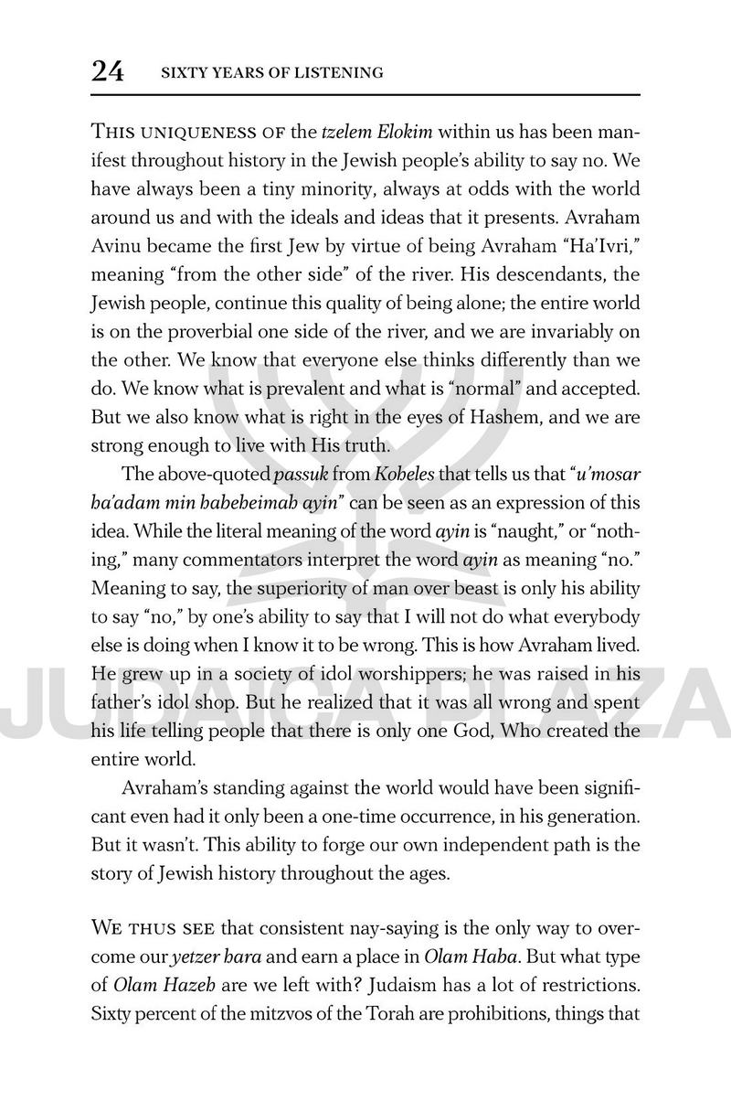 Sixty Years of Listening - Sefer Bereishis