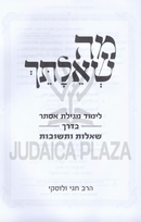 Ma She'ailsaich Al Iyun B'Megillas Esther B'Derech Shut - מה שאלתך על עיון המגילת אסתר בדרף שו"ת