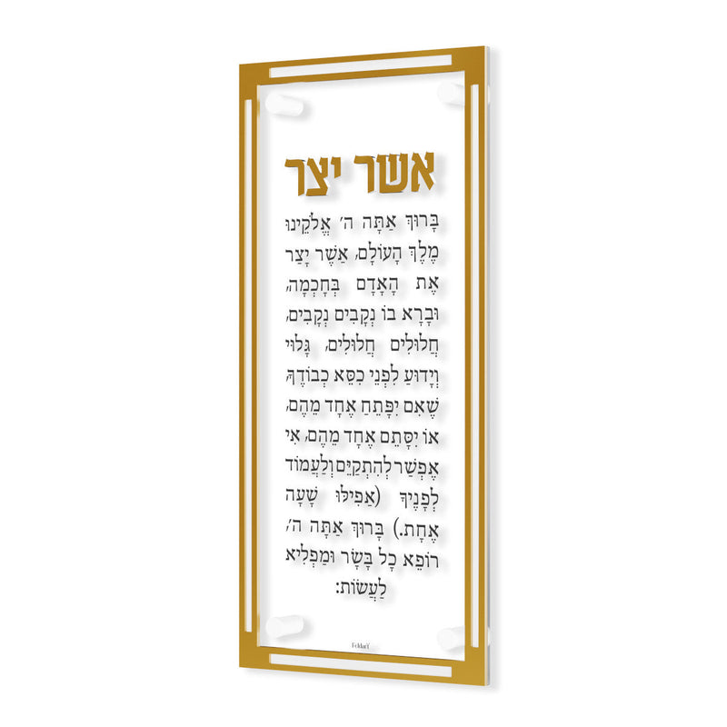 Feldart Collection: Lucite Asher Yatzar - Classic