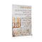 Feldart Collection: Lucite Chanukah Brachos Card Jerusalem Fire - Artscroll Artwork