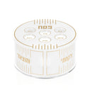 Feldart Collection: Lucite Seder Plate 3 Tier - Linear