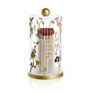 Feldart Collection: Lucite Shabbos Match Holder - Ornate Garden