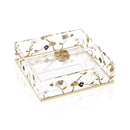 Feldart Collection: Lucite Napkin Holder - Ornate Garden