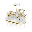 Feldart Collection: Lucite Pesach Seder Night Dish Set - Ornate Garden