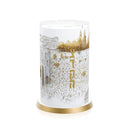 Feldart Collection: Lucite Tzedakah Box - Elevated Stone