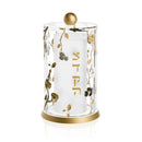Feldart Collection: Lucite Tzedakah Box - Ornate Garden