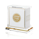 Feldart Collection: Lucite Bencher (Set of 6) - Woven Leather