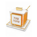 Honey Dish: Lucite Classic - Gold