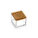 Haus Decor Collection: Lucite Pesach Napkin Rings Square - Gold
