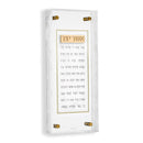Waterdale Collection: Lucite Asher Yatzar Frame - Pearlstone