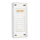 Waterdale Collection: Lucite Asher Yatzar Frame - Pearlstone