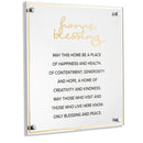 Waterdale Collection: Lucite Home Blessing Wall Art - Classic