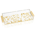 Waterdale Collection: Lucite Bread Tray - Floral Bird