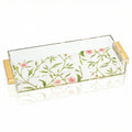 Waterdale Collection: Lucite Bread Tray - Floral Bird