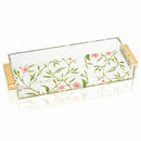 Waterdale Collection: Lucite Bread Tray - Floral Bird