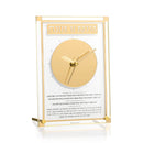 Waterdale Collection: Lucite Chanukah Brachos Clock - Classic 2.0