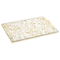 Waterdale Collection: Lucite Challah Board - Floral Bird