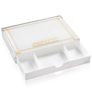 Waterdale Collection: Lucite Menorah Tray with Drawer - Classic 2.0