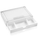 Waterdale Collection: Lucite Menorah Tray with Drawer - Classic 2.0
