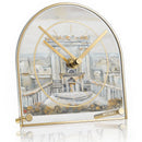 Waterdale Collection: Lucite Desk Clock - Bais Hamikdash