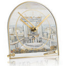 Waterdale Collection: Lucite Desk Clock - Bais Hamikdash