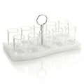 Waterdale Collection: Lucite Liquor Set of 10 - Resin Curve