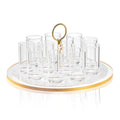 Waterdale Collection: Lucite Liquor Set of 12 - Classic Pearlstone