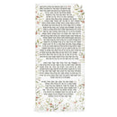 Waterdale Collection: Lucite Nishmas Card - Floral Bird