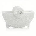 Waterdale Collection: Resin Shabbos Napkin Holder - Round