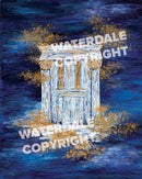 Waterdale Collection: Lucite Pesach Krias Yam Suf Haggadah Painted By Shira Licht