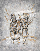 Waterdale Collection: Lucite Pesach Desert Haggadah Painted By Shira Licht