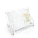Waterdale Collection: Lucite Pesach Haggadah Stand - Pearlstone