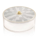 Waterdale Collection: Lucite Matzah Box - Geometric