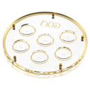 Waterdale Collection: Lucite Seder Plate - Classic Script