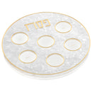 Waterdale Collection: Lucite Seder Plate - Pearlstone