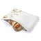 Waterdale Collection: Leather Challah Pouch French Toile - Gold