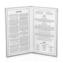 Waterdale Collection: Faux Leather Rosh Hashanah Simanim & Kiddush Booklet
