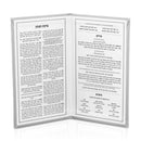 Waterdale Collection: Faux Leather Rosh Hashanah Simanim & Kiddush Booklet