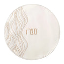Waterdale Collection: Faux Leather Matzah Cover - Lace