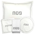 Waterdale Collection: Faux Leather Pesach Set Dot Border