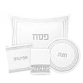Waterdale Collection: Faux Leather Pesach Set - Geometric