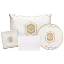 Waterdale Collection: Faux Leather Pesach Set - Hexagon