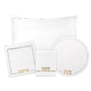 Waterdale Collection: Faux Leather Pesach Set - Hemstitched