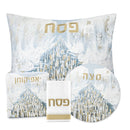 Waterdale Collection: Faux Leather Pesach Set Painted By Zelda
