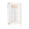 Waterdale Collection: Lucite Simanim Block - Classic 2.0