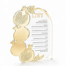 Waterdale Collection: Lucite Simanim Block - Pomegranate