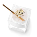 Waterdale Collection: Lucite Honey Dish - Bee Handle