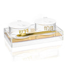 Waterdale Collection: Lucite Honey & Salt Dish