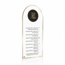 Waterdale Collection: Lucite Simanim Card - Classic Arch